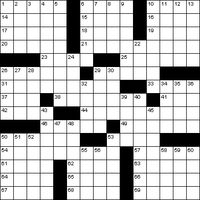 Daily Crossword 23 October