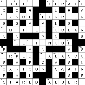 Daily Quick Crossword