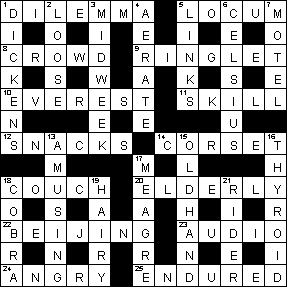 Daily Quick Crossword