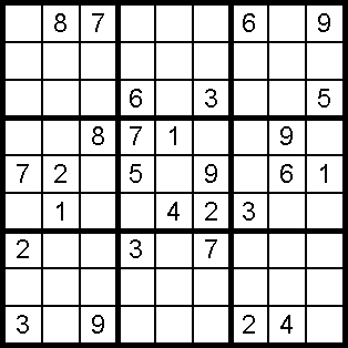 Sudoku puzzle